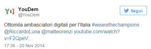 Nominati i primi 100 digital champion italiani