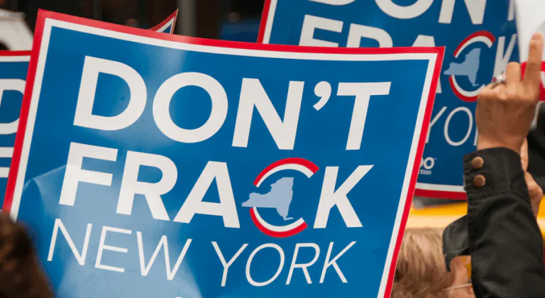 Fracking cartello "Don't Frack"