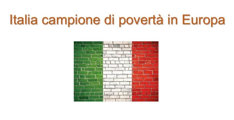 Bandiera italiana su muro